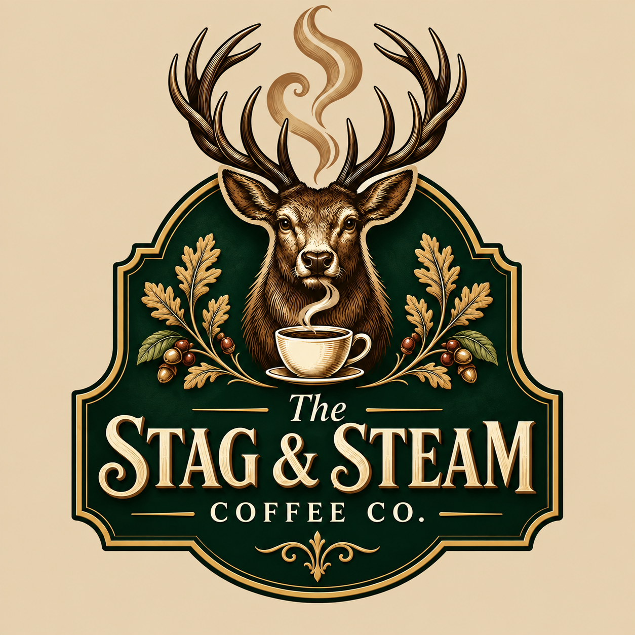 Stag & Steam crest